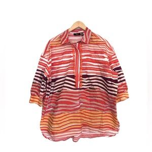 Ella Rafaela Colorful Striped Shirt 1 x blouse